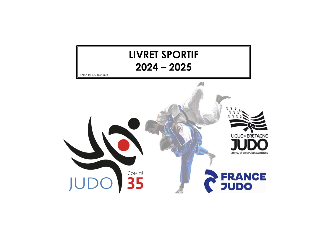 Image de la page 'Livret sportif mise à jour 15/10/2024'